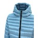 REFRIGIWEAR MEAD JACKET GIUBBOTTO AZZURRO DA DONNA CON CAPPUCCIO 