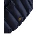 REFRIGIWEAR LONG MEAD FUR GIUBBOTTO DA DONNA BLU CON LOGO SULLA MANICA 