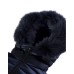 REFRIGIWEAR LONG MEAD FUR GIUBBOTTO DA DONNA BLU CON LOGO SULLA MANICA 