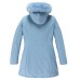 REFRIGIWEAR LADY TECH/1 FUR JACKET AZZURRO DA DONNA CON LOGO SULLA MANICA 