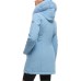 REFRIGIWEAR LADY TECH/1 FUR JACKET AZZURRO DA DONNA CON LOGO SULLA MANICA 