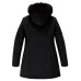 REFRIGIWEAR LADY TECH/1 FUR JACKET NERO DA DONNA CON LOGO SULLA MANICA 