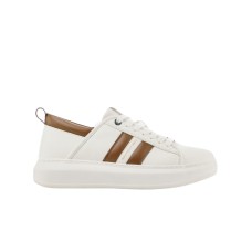 ALEXANDER SMITH SNEAKERS - COLORE: BIANCO/MARRONE