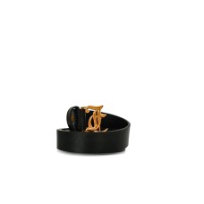 JUICY COUTURE CINTURA BLACK CON FIBBIA GOLD CON LOGO 