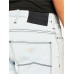 Emporio Armani Bermuda Cinque Tasche in Jeans Denim Blu Chiaro da Uomo