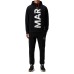 LA MARTINA MAN HOODIE FLEECE BRUSHED FLEE Black               