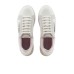 EMPORIO ARMANI SNEAKER IN LEATHER WHITE PINK CON PLACCA AQUILA IN METALLO	