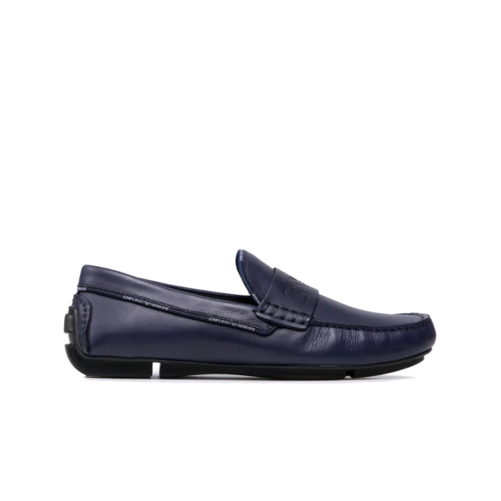 Emporio Armani Mocassino in pelle Blu