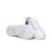 EMPORIO ARMANI SNEAKER IN LEATHER WHITE CON MAXI LOGO EAGLE 