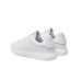 EMPORIO ARMANI SNEAKER IN LEATHER BOTTALATA WHITE