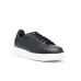 EMPORIO ARMANI SNEAKER IN LEATHER BOTTALATA BLUE 