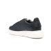 EMPORIO ARMANI SNEAKER IN LEATHER BOTTALATA BLUE 