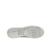 EMPORIO ARMANI SNEAKER IN LEATHER WHITE CON LOGO LETTERING BLACK