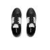 Emporio Armani Sneakers in pelle Nera da Uomo con logo laterale a contrasto