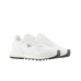 EMPORIO ARMANI SNEAKER WHITE IN IN NYLON RICILATO CON DETTAGLI IN SAFFIANO RIGENERATO ASV