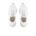 EMPORIO ARMANI SNEAKER WHITE IN IN NYLON RICILATO CON DETTAGLI IN SAFFIANO RIGENERATO ASV