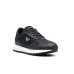 EMPORIO ARMANI SNEAKER BLUE IN IN NYLON RICILATO CON DETTAGLI IN SAFFIANO RIGENERATO ASV