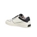 EMPORIO ARMANI SNEAKER IN LEATHER WHITE E BLACK