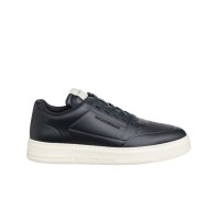 EMPORIO ARMANI SNEAKER IN LEATHER BLUE 