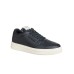 EMPORIO ARMANI SNEAKER IN LEATHER BLUE 