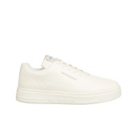 EMPORIO ARMANI SNEAKER IN LEATHER WHITE 