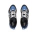 EA7 Emporio Armani Sneakers da Uomo Nera con inserti blu 