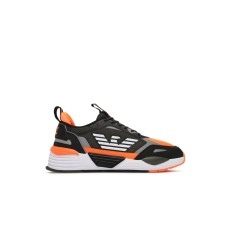 EA7 EMPORIO ARMANI SNEAKER BLACK ORANGE