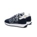 EA7 EMPORIO ARMANI SNEAKER IN SUEDE E NYLON BLUE