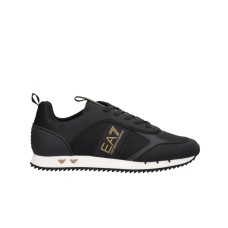 EA7 EMPORIO ARMANI SNEAKER BLACK E GOLD