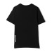 Dsquared2 T-shirt in cotone nera a manica corta con maxi logo