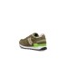 Saucony Shadow Sneakers Verde con inserti a contrasto oro