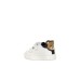 Moschino Sneakers bianca in pelle con Patch Moschino Teddy Bear