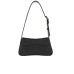 EMPORIO ARMANI BORSA A SPALLA IN SATIN BLACK CON STRASS ALL OVER