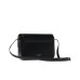 EMPORIO ARMANI BORSA A TRACOLLA IN LEATHER BLACK CON FIBBIA IN METALLO CON LOGO EAGLE