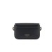 EMPORIO ARMANI BORSA A TRACOLLA IN LEATHER BLACK CON FIBBIA IN METALLO CON LOGO EAGLE