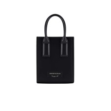 EMPORIO ARMANI MINI BORSA A MANO BLACK CON TRACOLLA REGOLABILE ESTRAIBILE