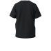 Dsquared2 T-shirt nera in cotone a manica corta con maxi logo DSQUARED2 ICON 