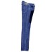 Jeckerson Jeans denim blu cinque tasche con toppe in Alcantara blu