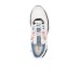 Emporio Armani Sneakers Bianca in tessuto nylon e pelle scamosciata e Logo lettering gommato ai lati