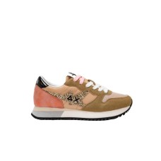 SUN 68  SNEAKERS DA DONNA BEIGE CON LOGO NELLA PARTE LATERALE