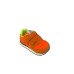 SUN68 SNEAKER BOYS TOM SOLID FIRST STEP IN SUEDE E NYLON ARANCIO FLUO