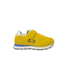 SUN68 SNEAKER BOYS TOM SOLID KID IN SUEDE E NYLON YELLOW 