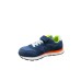 SUN68 SNEAKER BOYS TOM FLUO KID IN SUEDE E NYLON NAVY BLUE