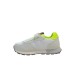 SUN68 SNEAKER BOYS JAKI 2.0 FLUO KID IN SUEDE E TELA WHITE