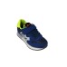 SUN68 SNEAKER BOYS JAKI 2.0 FLUO KID IN SUEDE E TELA NAVY BLUE