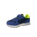 SUN68 SNEAKER BOYS JAKI 2.0 FLUO KID IN SUEDE E TELA NAVY BLUE