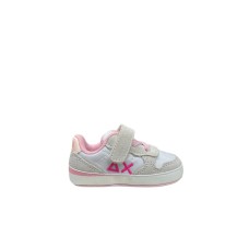 SUN68 SNEAKER GIRLS ALLY SOLID NYLON NEW BORN WHITE 