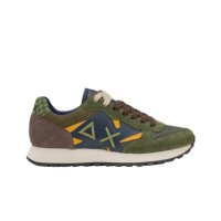 SUN68 JAKI WINTER SNEAKER VERDE SCURO E BLUE