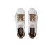 SUN68 STREET SNEAKER IN LEATHER WHITE E BROWN 