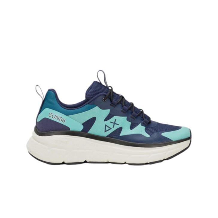 SUN68 JUPITER SPORTY SNEAKER BLUE E SKY BLUE